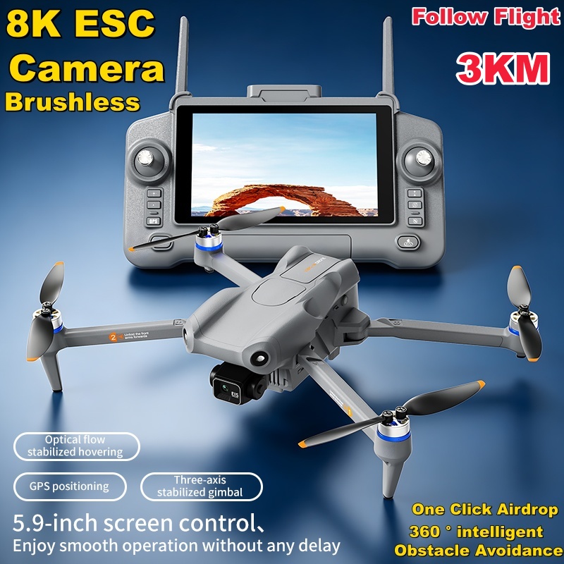 Drone Gimbal - Drone con schermo touchscreen da 5,9