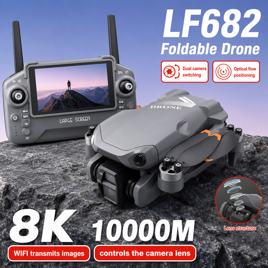 Drone Aereo LF682 con Doppia F - Drone Gps Mount recensione e prezzo