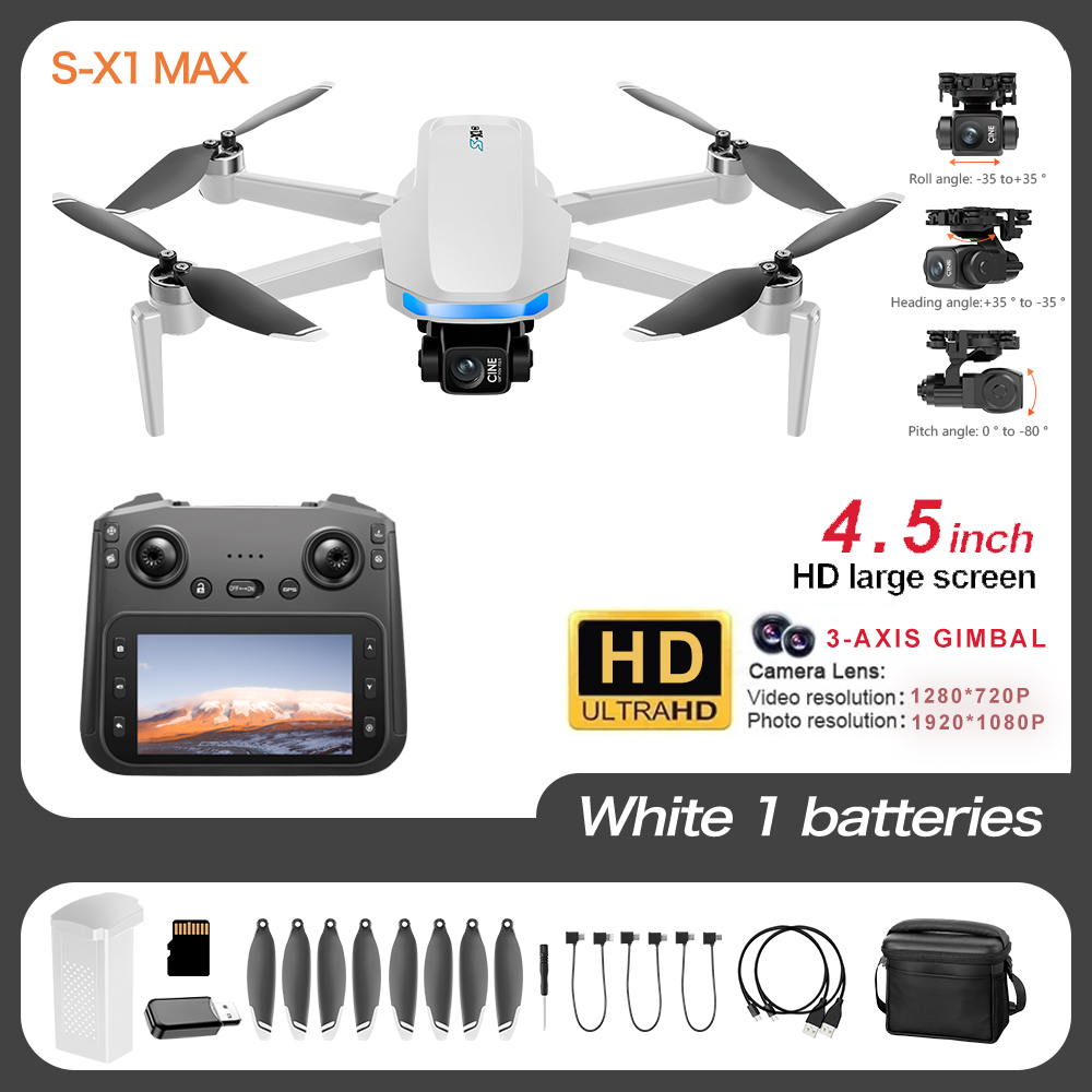 Drone GPS S-X1 Pro 4K con giun - Jjrc Drone X12 recensione e prezzo